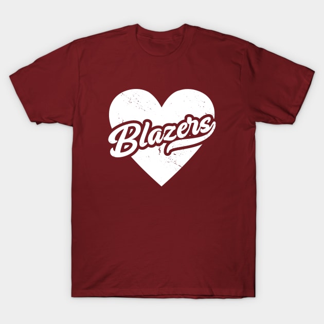 Vintage Blazers School Spirit // High School Football Mascot // Go Blazers T-Shirt by SLAG_Creative